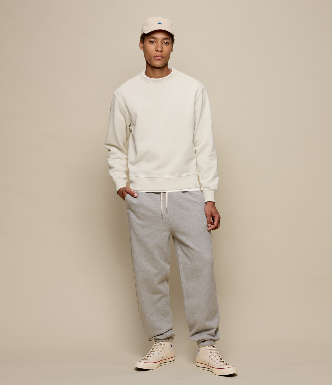 Merz Authentic Fleece Classic Fit Sweatshirt - Nature-Men's Sweatshirts-Brooklyn-Vancouver-Yaletown-Canada