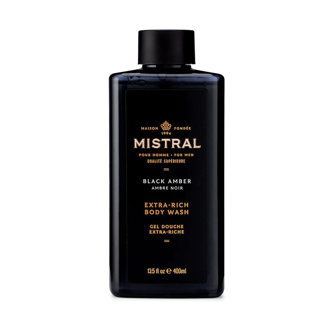 Mistral - Body Wash - 400ml-Men's Accessories-Black Amber-Yaletown-Vancouver-Surrey-Canada