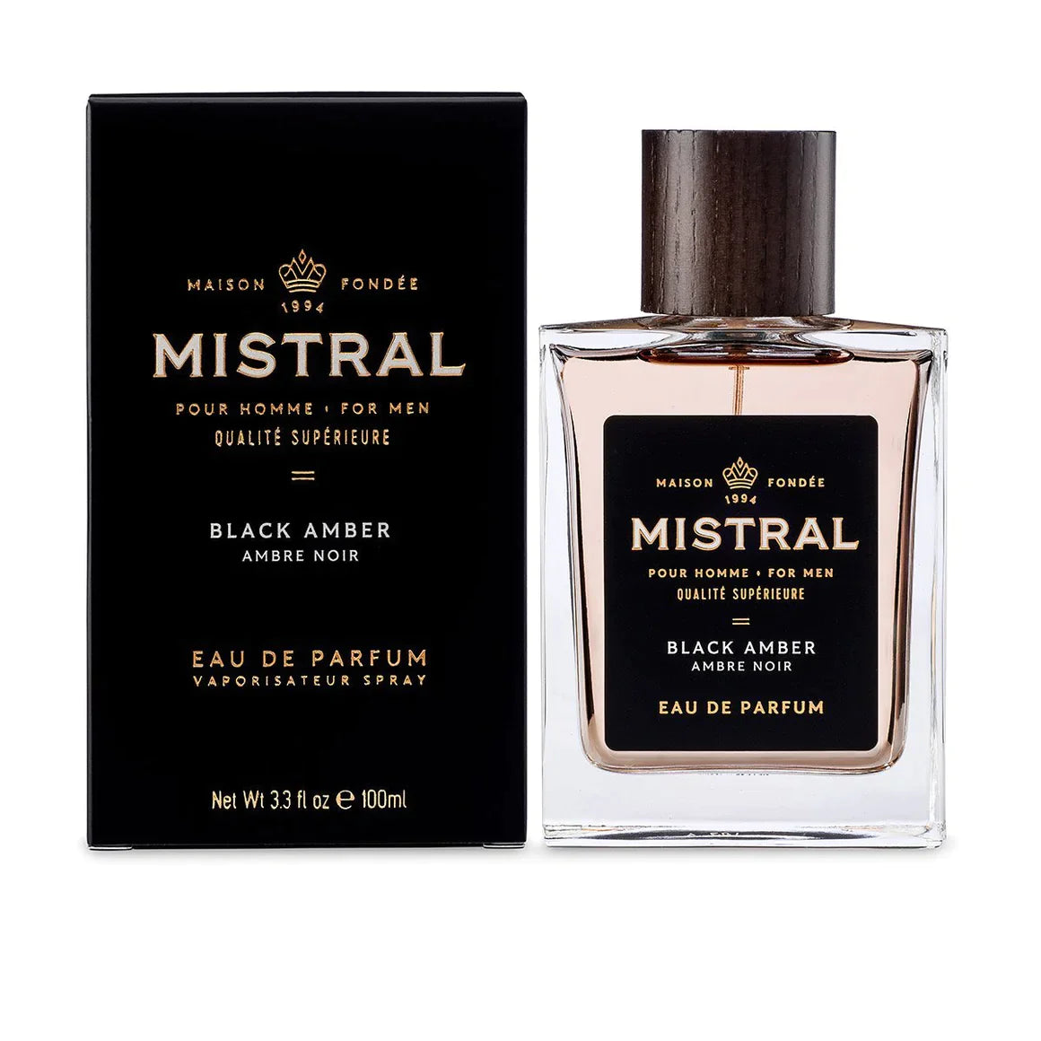 Mistral - Cologne - 100ml-Men&#39;s Accessories-Black Amber-Yaletown-Vancouver-Surrey-Canada
