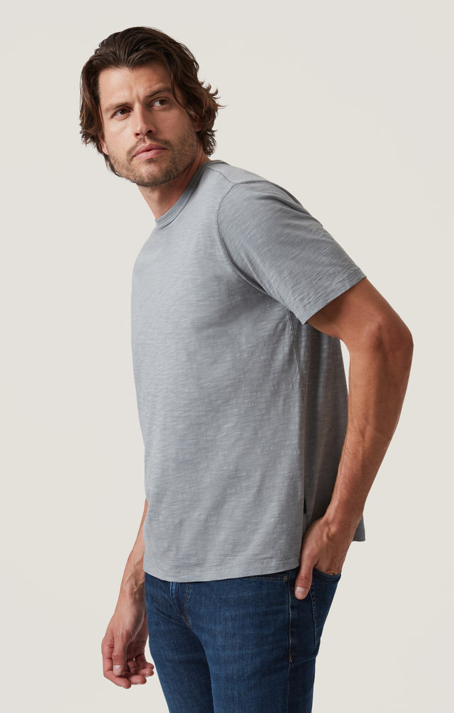 34 Heritage Slub Crew Neck Tshirt Monument Grey-Men&#39;s T-Shirts-Brooklyn-Vancouver-Yaletown-Canada