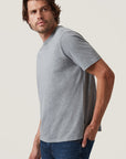 34 Heritage Slub Crew Neck Tshirt Monument Grey-Men's T-Shirts-Brooklyn-Vancouver-Yaletown-Canada