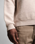 Nitto Youri Round Neck Jumper - Natural
