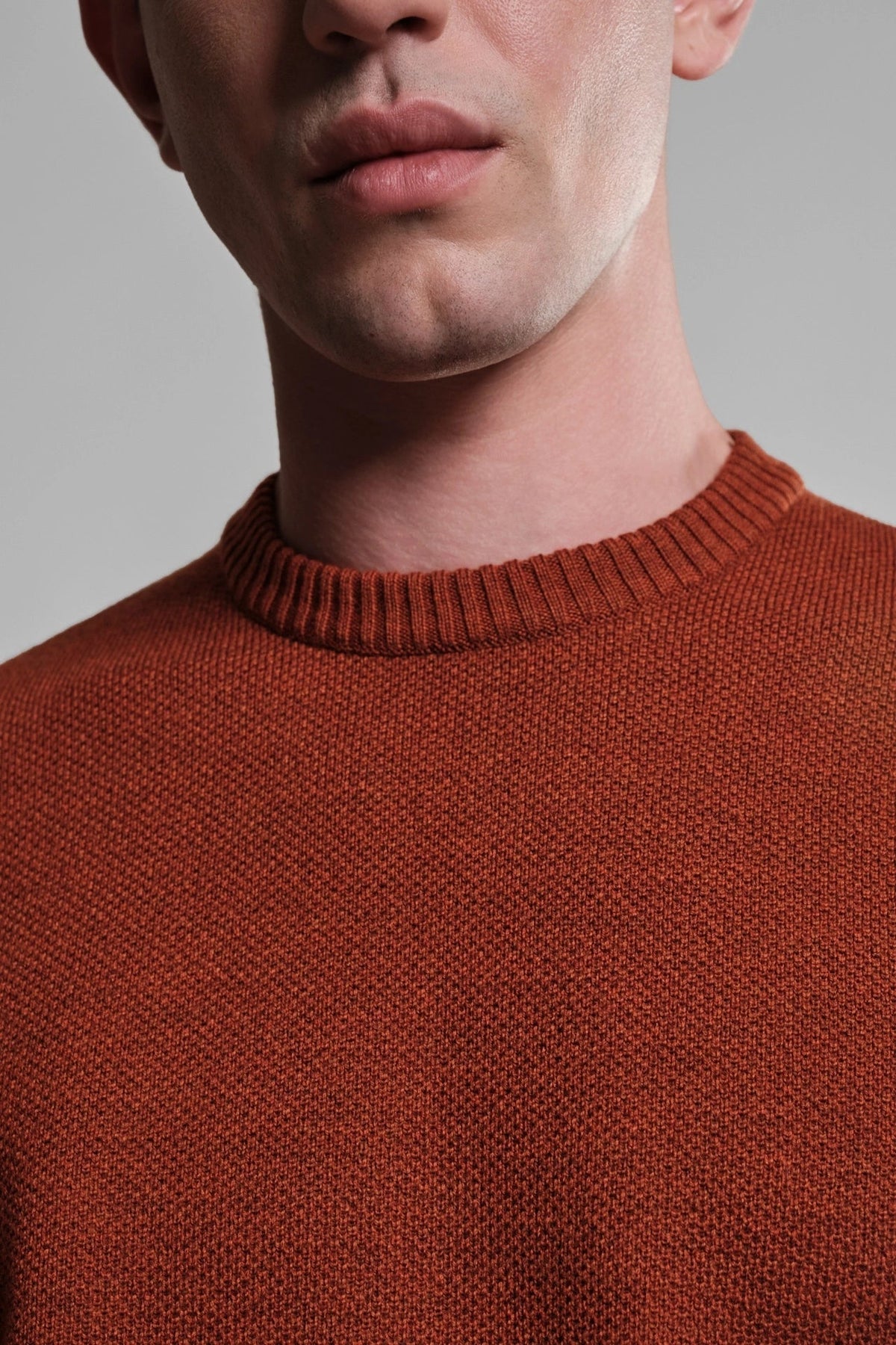 Nitto Youri Round Neck Jumper - Orange