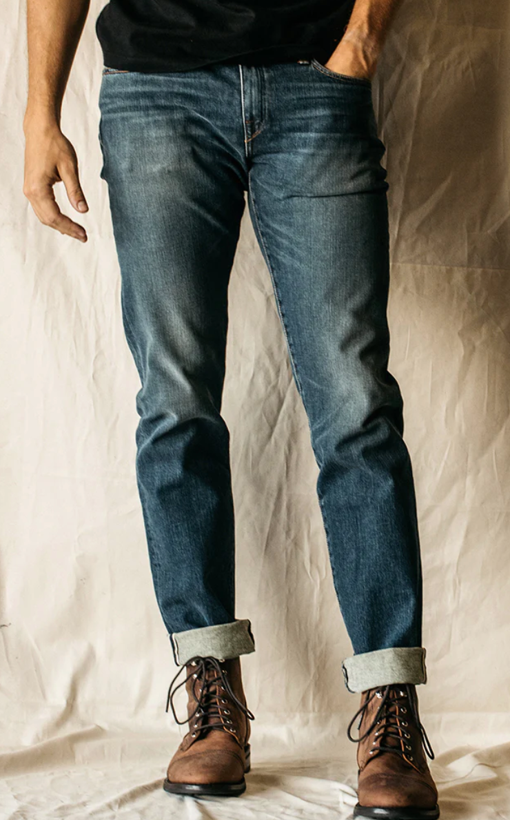 Kato CORE-The Pen Slim 10.5 Oz Denim Jeans Rain-Men's Denim-Yaletown-Vancouver-Surrey-Canada 
