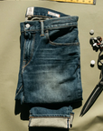 Kato CORE-The Pen Slim 10.5 Oz Denim Jeans Rain-Men's Denim-Yaletown-Vancouver-Surrey-Canada