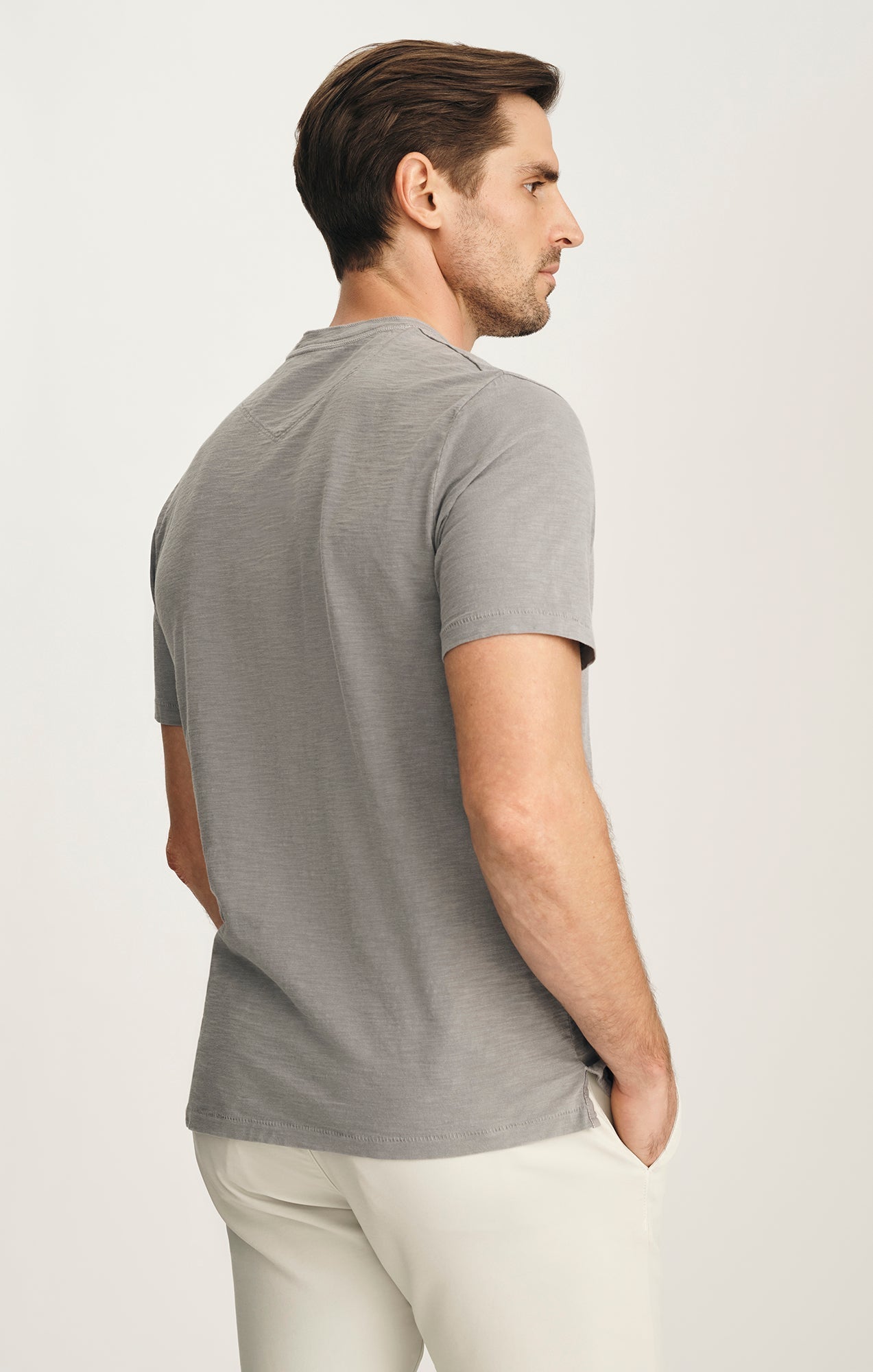 34 Heritage Slub Ss Henley Chiseled Stone-Men's T-Shirts-Brooklyn-Vancouver-Yaletown-Canada