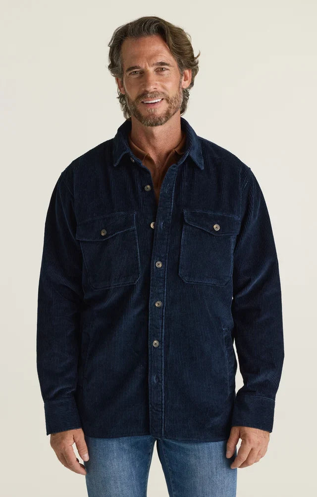 34 Heritage Overshirt - Navy-Men's Jackets-Brooklyn-Vancouver-Yaletown-Canada