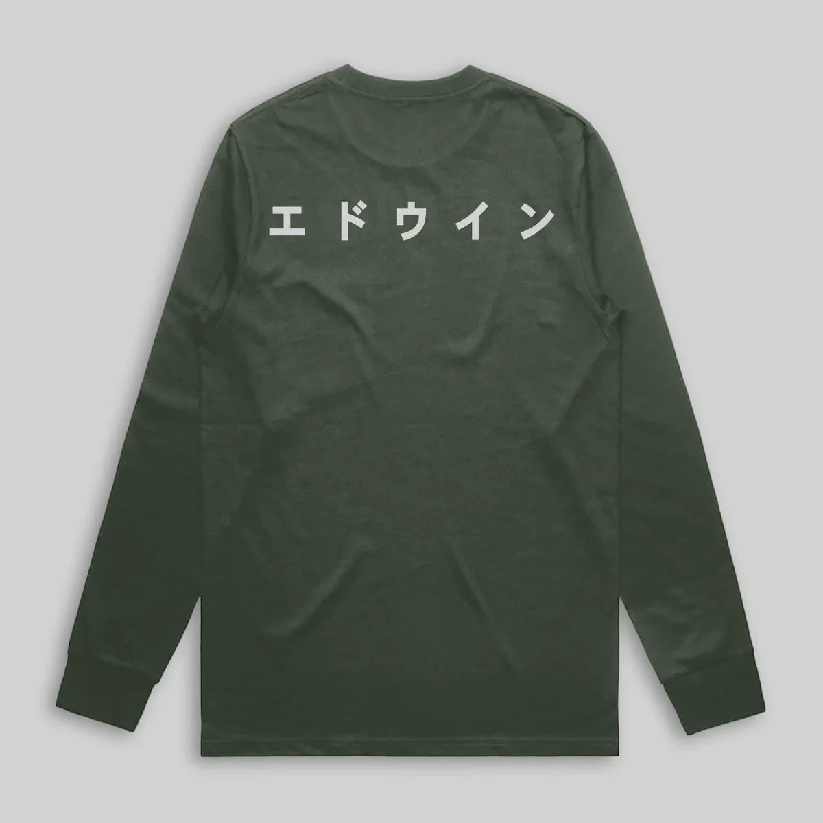 Edwin Long Sleeve Tee - Green Rising Sun