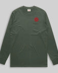Edwin Long Sleeve Tee - Green Rising Sun