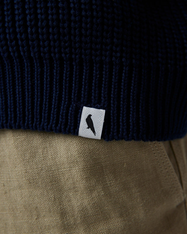 Peregrine River Cardigan - Navy-Men's Sweaters-Brooklyn-Vancouver-Yaletown-Canada