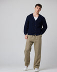 Peregrine River Cardigan - Navy-Men's Sweaters-Brooklyn-Vancouver-Yaletown-Canada