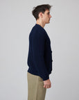 Peregrine River Cardigan - Navy-Men's Sweaters-Brooklyn-Vancouver-Yaletown-Canada