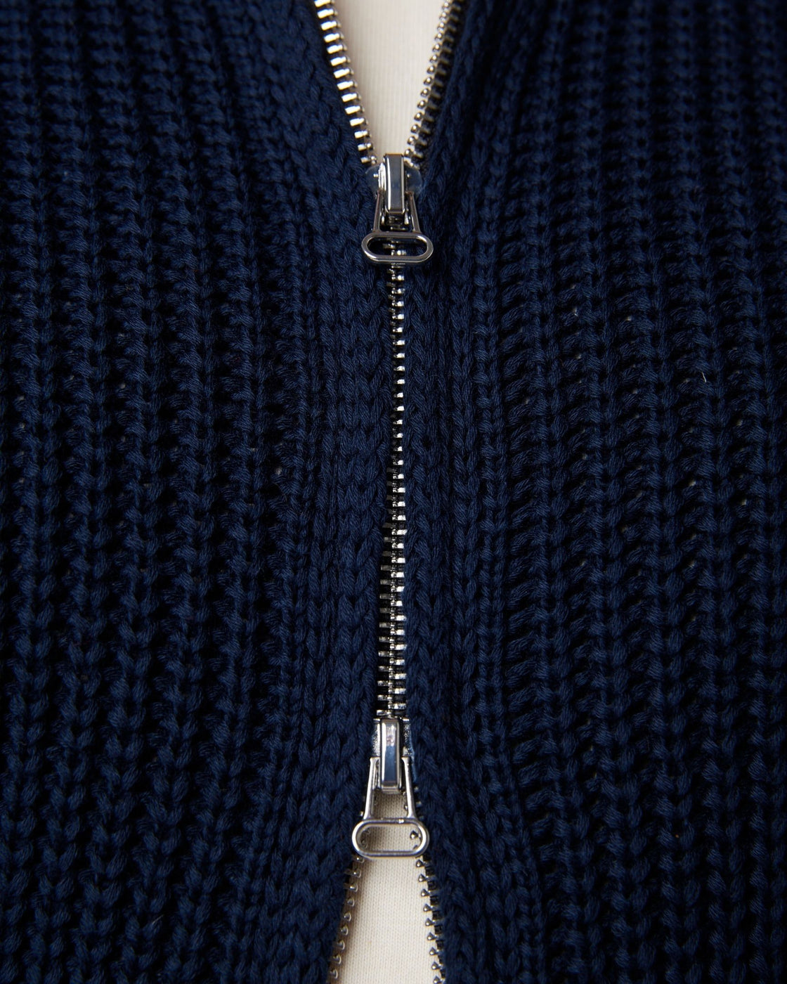 Peregrine River Zip Through Cardigan - Navy-Men's Sweaters-Brooklyn-Vancouver-Yaletown-Canada