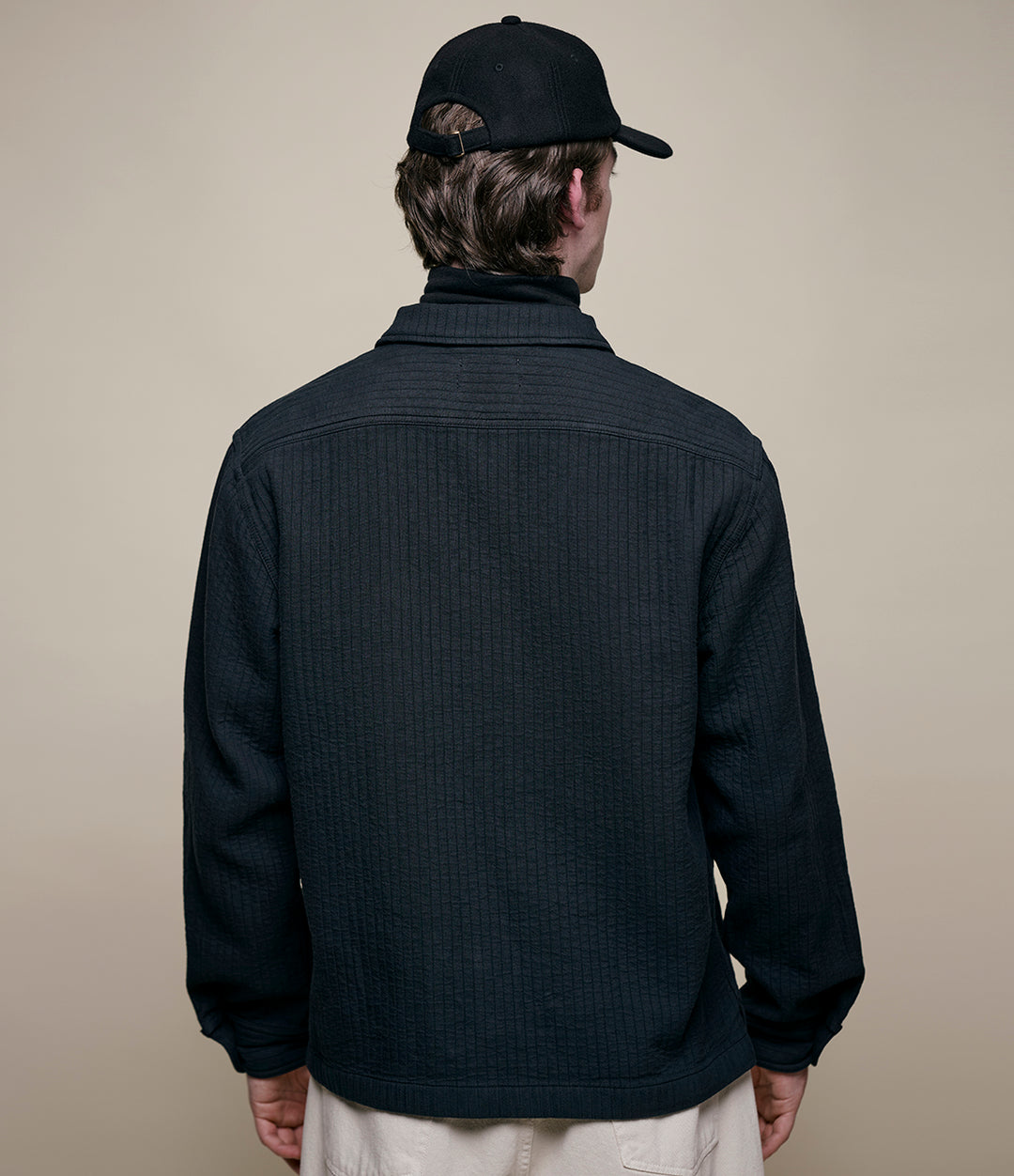 Merz Unisex Padded Shirt - charcoal-Men's T-Shirts-Brooklyn-Vancouver-Yaletown-Canada