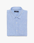 34 Heritage Linen Short Sleeve Shirt Hawaiian Ocean-Men's Shirts-Brooklyn-Vancouver-Yaletown-Canada