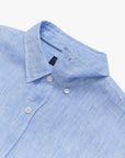 34 Heritage Linen Short Sleeve Shirt Hawaiian Ocean-Men's Shirts-Brooklyn-Vancouver-Yaletown-Canada