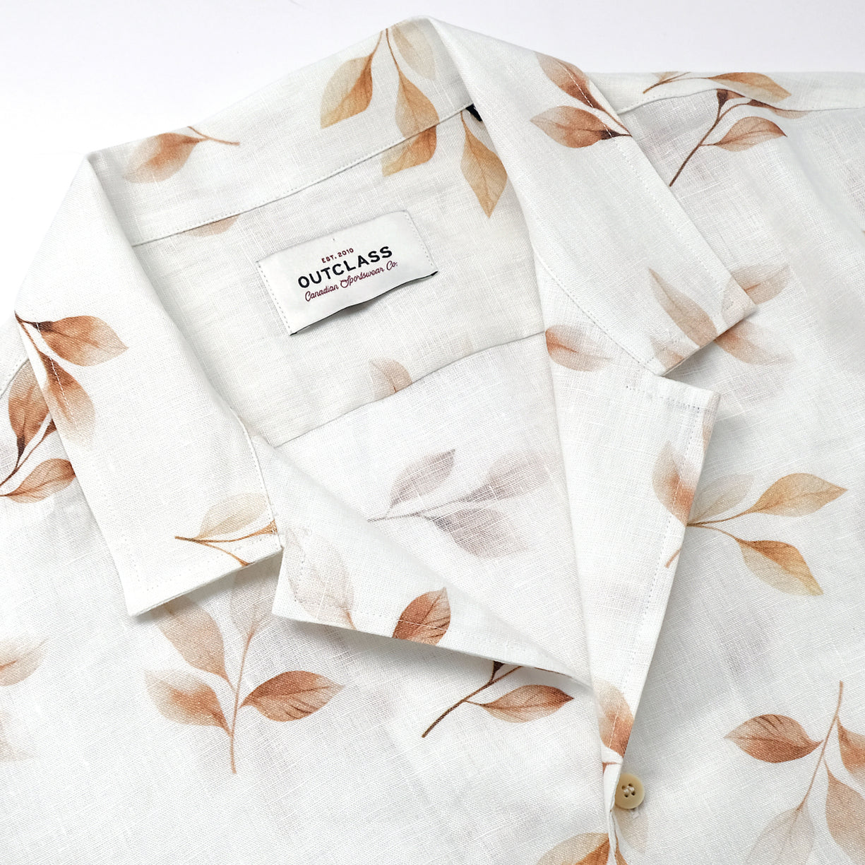 Outclass S/S Havana Shirt - Birch-Men's Shirts-Brooklyn-Vancouver-Yaletown-Canada