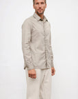 Ploumanach Harrison Poplin Shirt - Grafite-Men's Shirts-Brooklyn-Vancouver-Yaletown-Canada