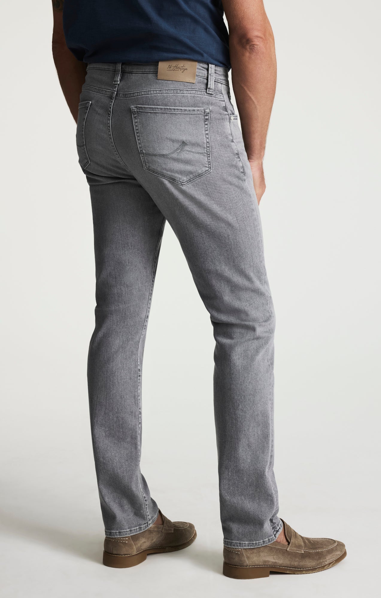 34 Heritage Courage Lt Smoke Brushed Urban-Men's Pants-Brooklyn-Vancouver-Yaletown-Canada