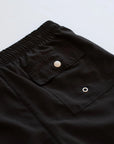 Bather Solid Black Swim Trunk - Black-Men's Shorts-Brooklyn-Vancouver-Yaletown-Canada