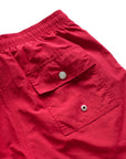 Bather Solid Red Swim Trunk - Red-Men's Shorts-Brooklyn-Vancouver-Yaletown-Canada
