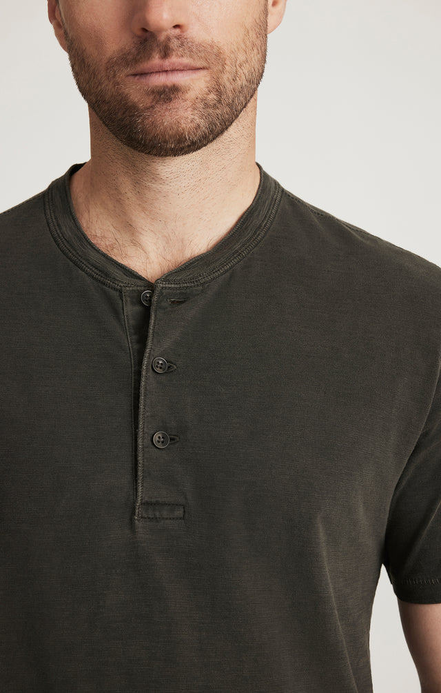 34 Heritage Slub Ss Henley Peat-Men&#39;s T-Shirts-Brooklyn-Vancouver-Yaletown-Canada