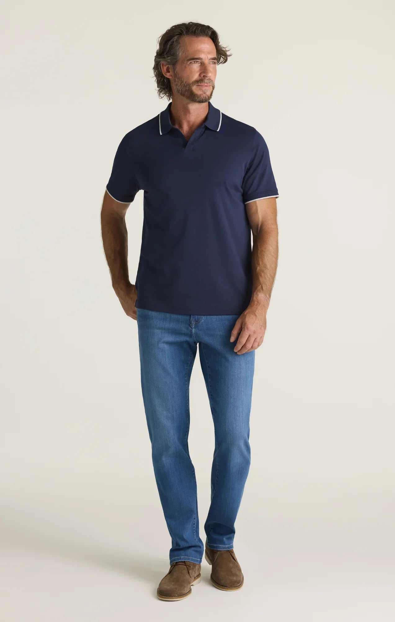 34 Heritage Riviera Polo Navy-Men's T-Shirts-Howard-Surrey-Canada