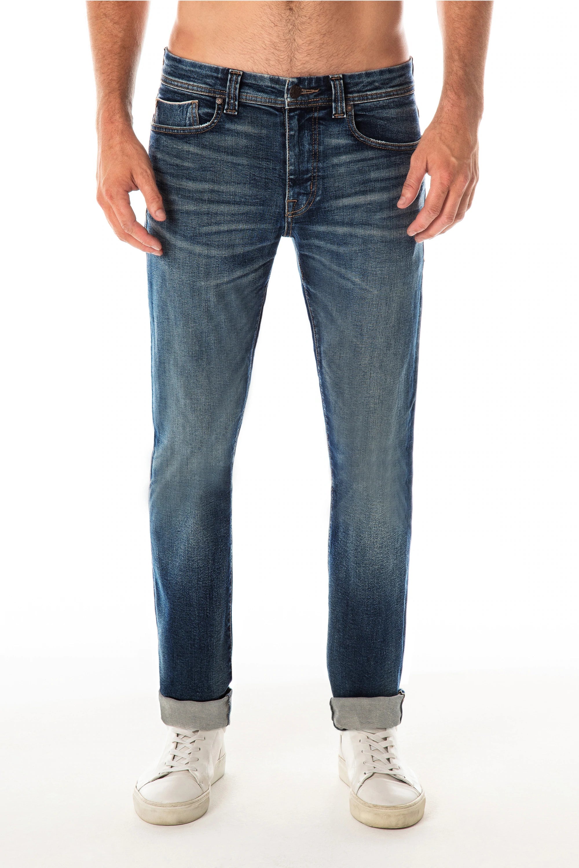 Fidelity Denim Torino Patchouli Selvedge Slim Fit Jeans-Men&#39;s Denim-36-Yaletown-Vancouver-Surrey-Canada