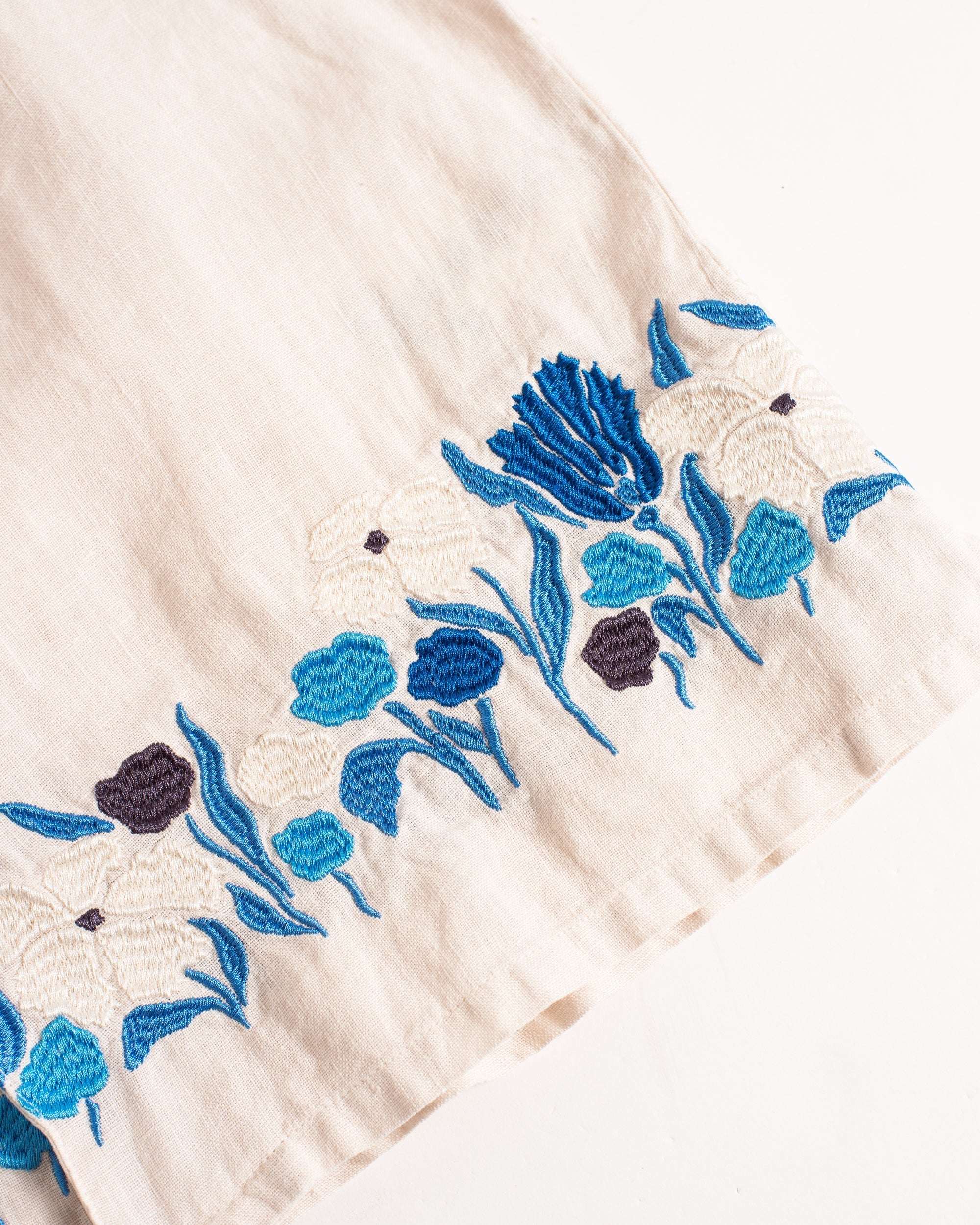 Bather Pearl Lawn Linen Camp Shirt - Natural-Men's Shirts-Brooklyn-Vancouver-Yaletown-Canada