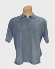 Arovescio Polo Derby Mc "Darkwash" Johnny Collar Polo - Heritage-Men's T-Shirts-Brooklyn-Vancouver-Yaletown-Canada