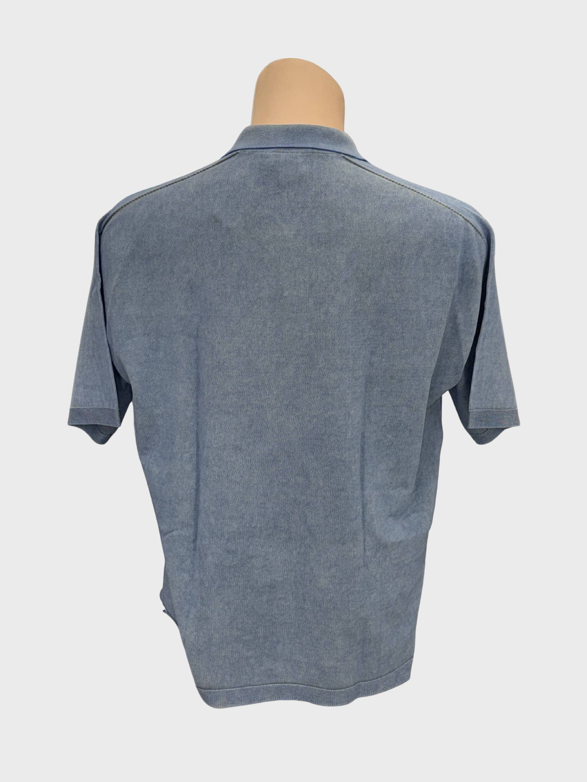 Arovescio Polo Derby Mc "Darkwash" Johnny Collar Polo - Heritage-Men's T-Shirts-Brooklyn-Vancouver-Yaletown-Canada
