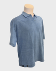 Arovescio Polo Derby Mc "Darkwash" Johnny Collar Polo - Heritage-Men's T-Shirts-Brooklyn-Vancouver-Yaletown-Canada