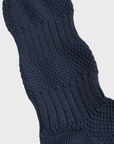 Far Afield Textured Stripe Socks - Navy-Men's Accessories-Brooklyn-Vancouver-Yaletown-Canada