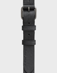 Nudie Dwayne Leather Belt - Black-Men's Accessories-Brooklyn-Vancouver-Yaletown-Canada
