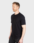 Jude 100% Pima Cotton SS Kris T-Shirt Black-Men's T-Shirts-Brooklyn-Vancouver-Yaletown-Canada