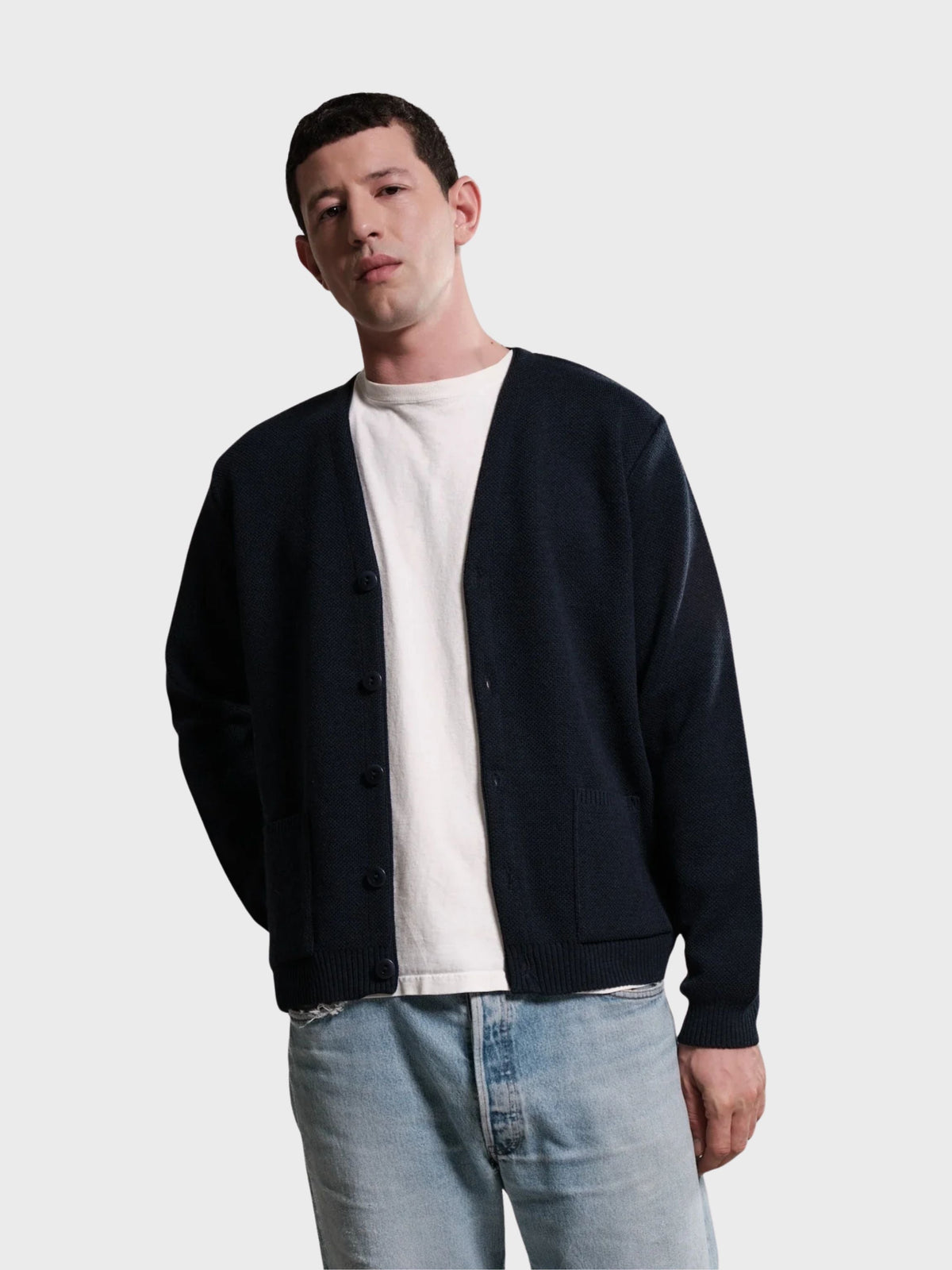 Nitto Youri Cardigan - Navy