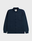 Far Afield Station Cardigan - Navy Iris-Men's Sweaters-Brooklyn-Vancouver-Yaletown-Canada