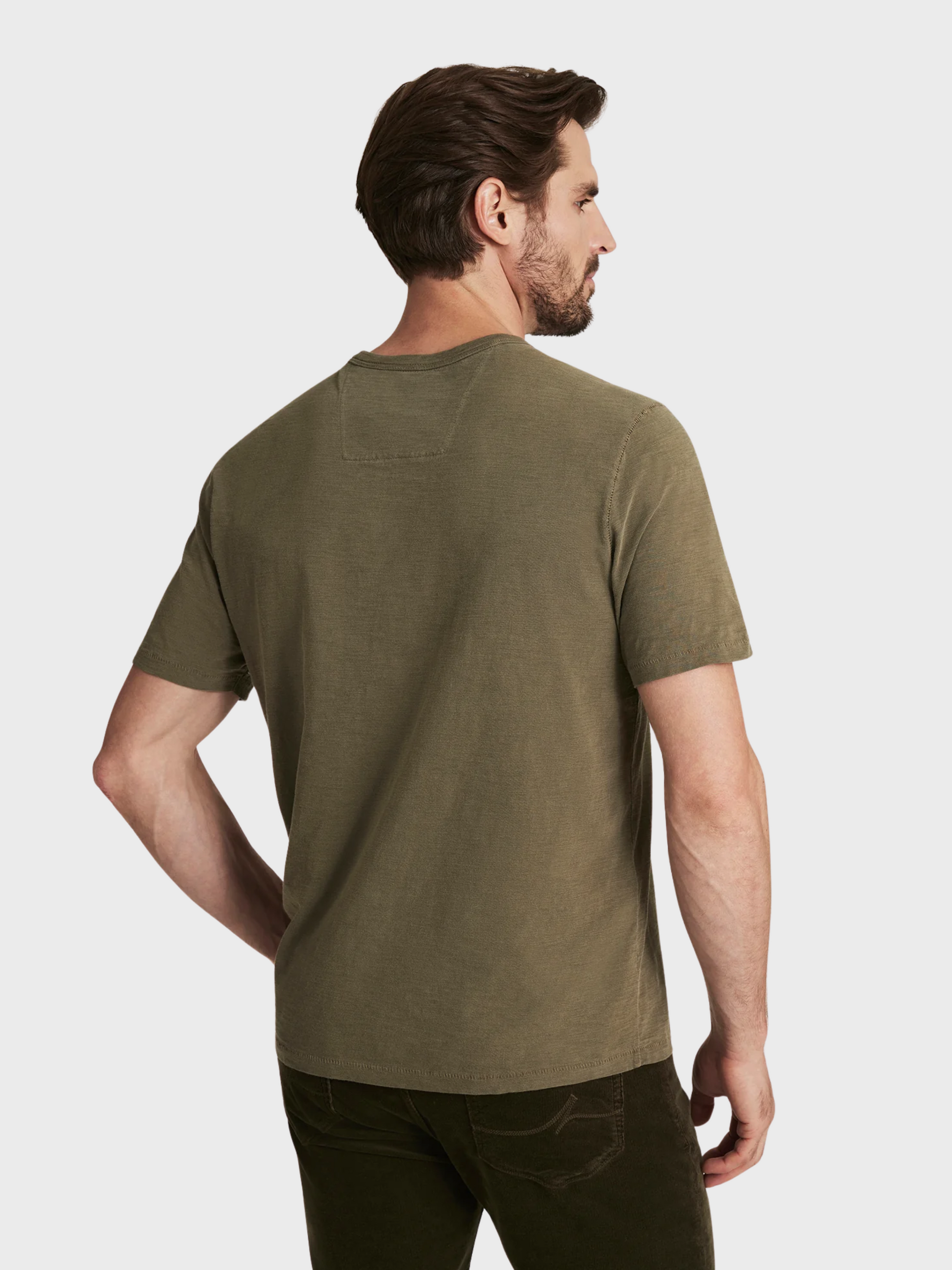 34 Heritage Slub Crew Neck T-Shirt Kalamata-Men's T-Shirts-Brooklyn-Vancouver-Yaletown-Canada