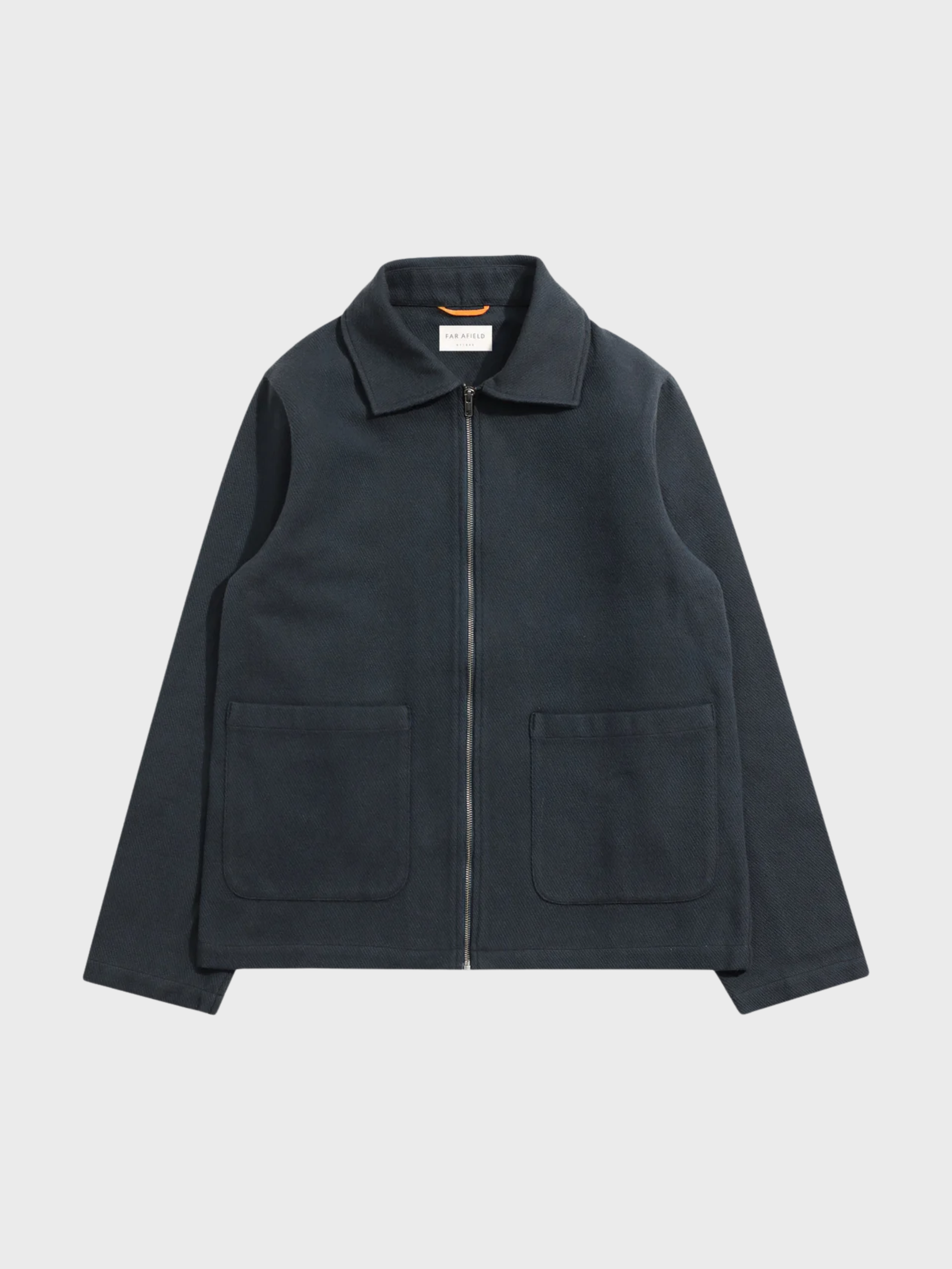 Far Afield Josef Jacket - Cotton Drill - Navy/Grey-Men's Jackets-Brooklyn-Vancouver-Yaletown-Canada