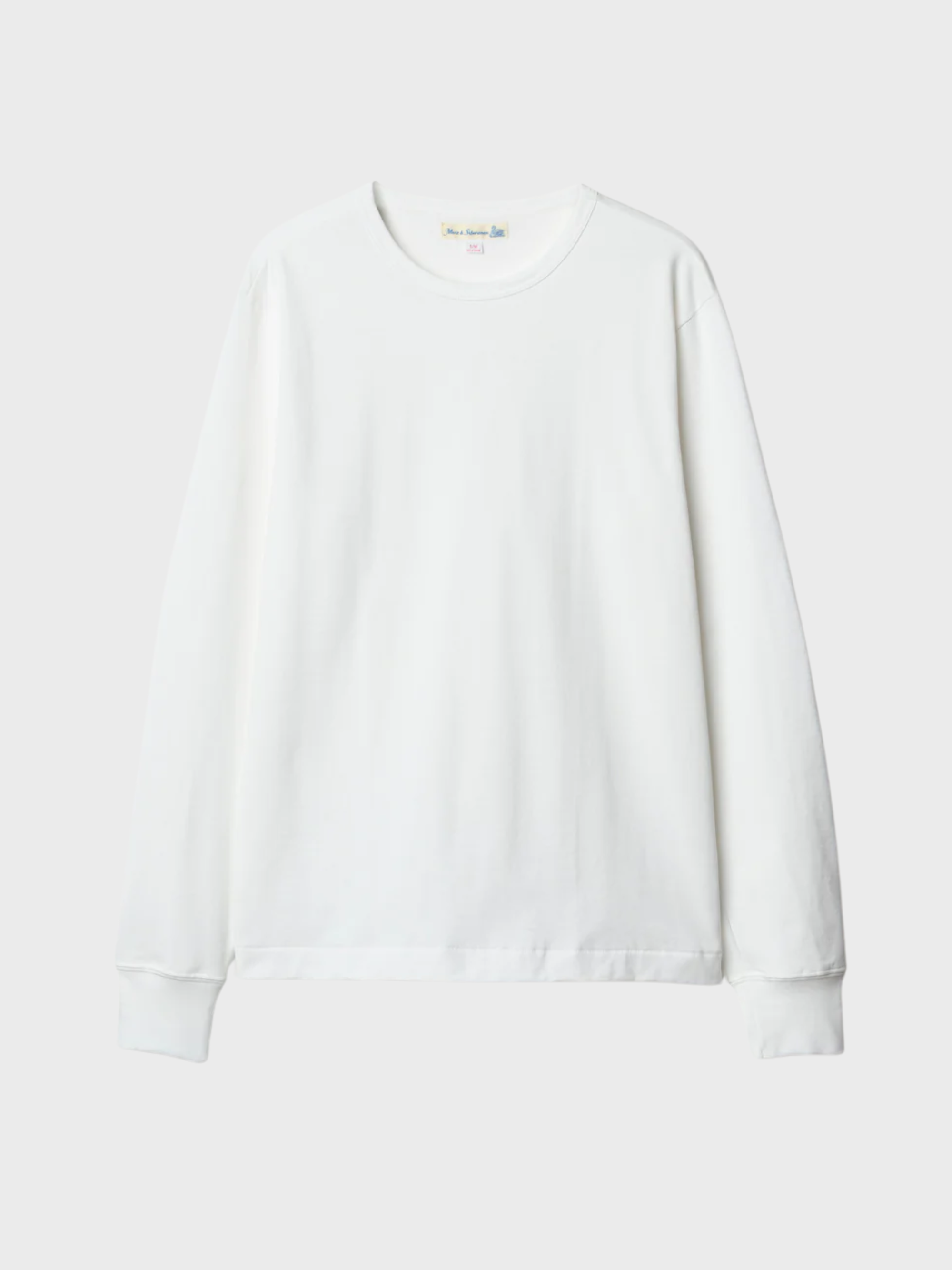 Merz Men’S Crewneck Longsleeve - white-Men's T-Shirts-Brooklyn-Vancouver-Yaletown-Canada