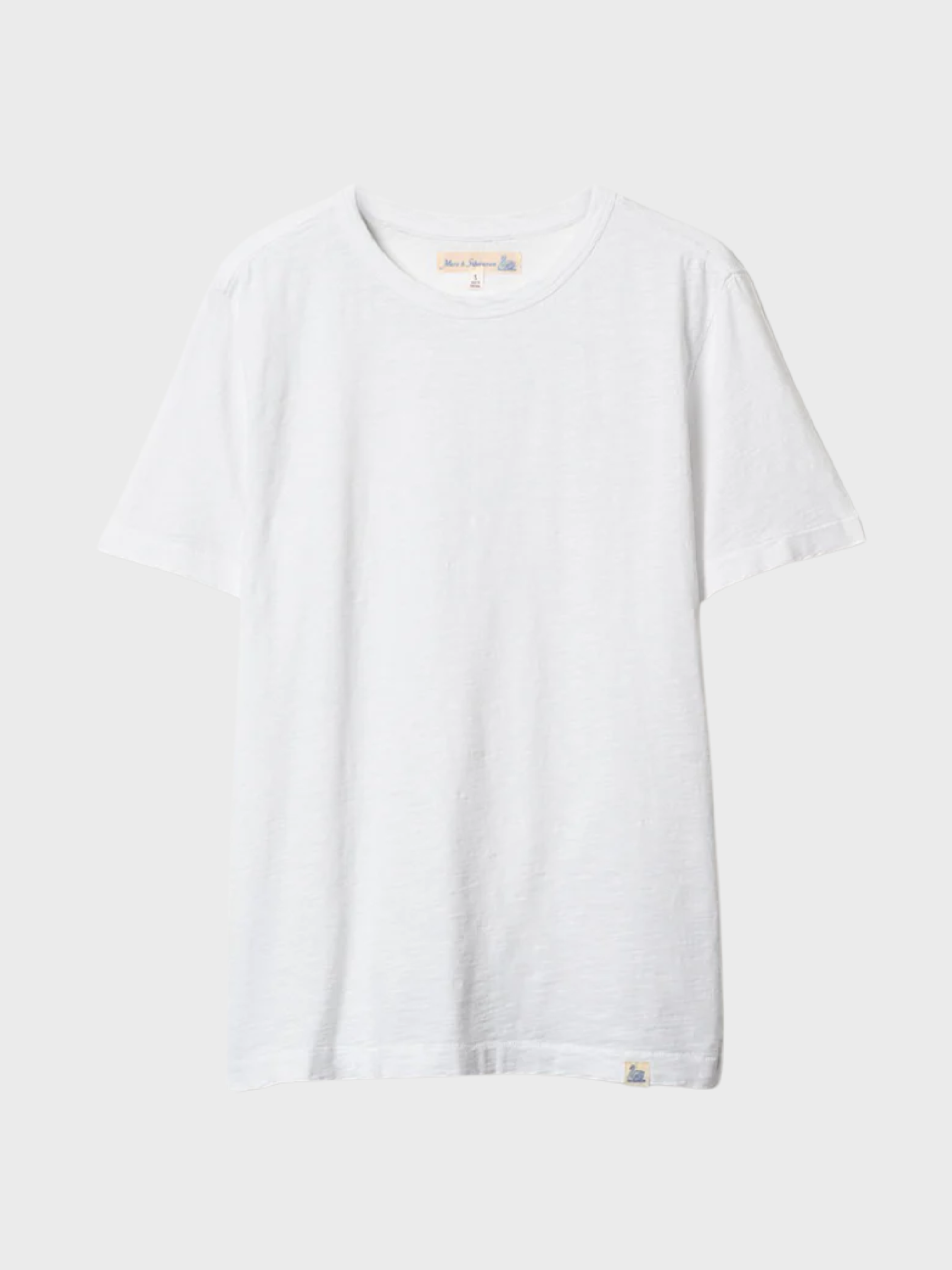 Merz Unisex T-Shirt, Pima Slub Cotton - white-Men's T-Shirts-Brooklyn-Vancouver-Yaletown-Canada