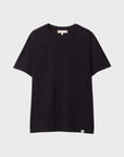 Merz Unisex T-Shirt, Pima Slub Cotton - deep black-Men's T-Shirts-Brooklyn-Vancouver-Yaletown-Canada