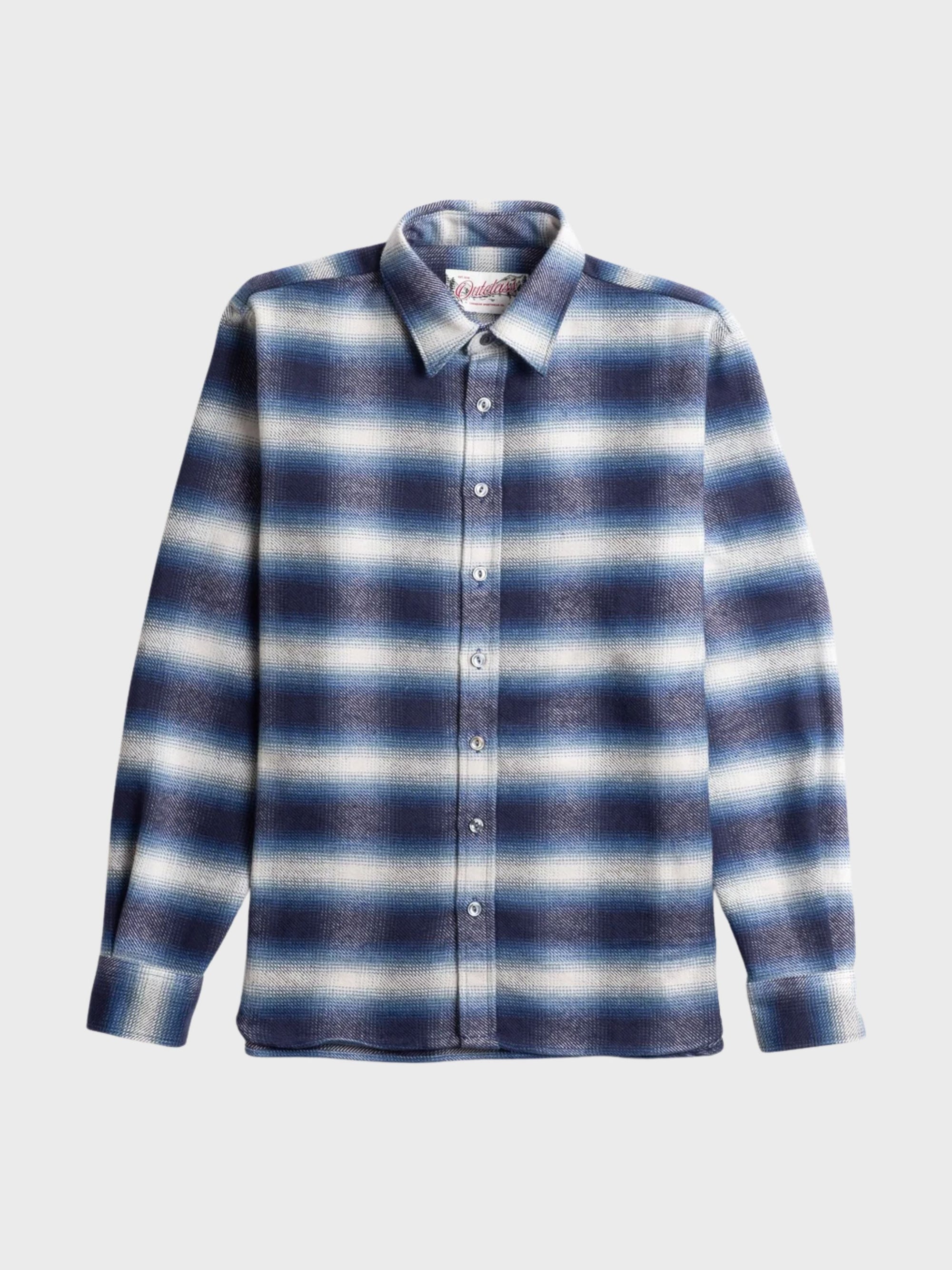 Outclass Easy Shirt - Blue Shadow Plaid Blanket-Men's Shirts-Brooklyn-Vancouver-Yaletown-Canada