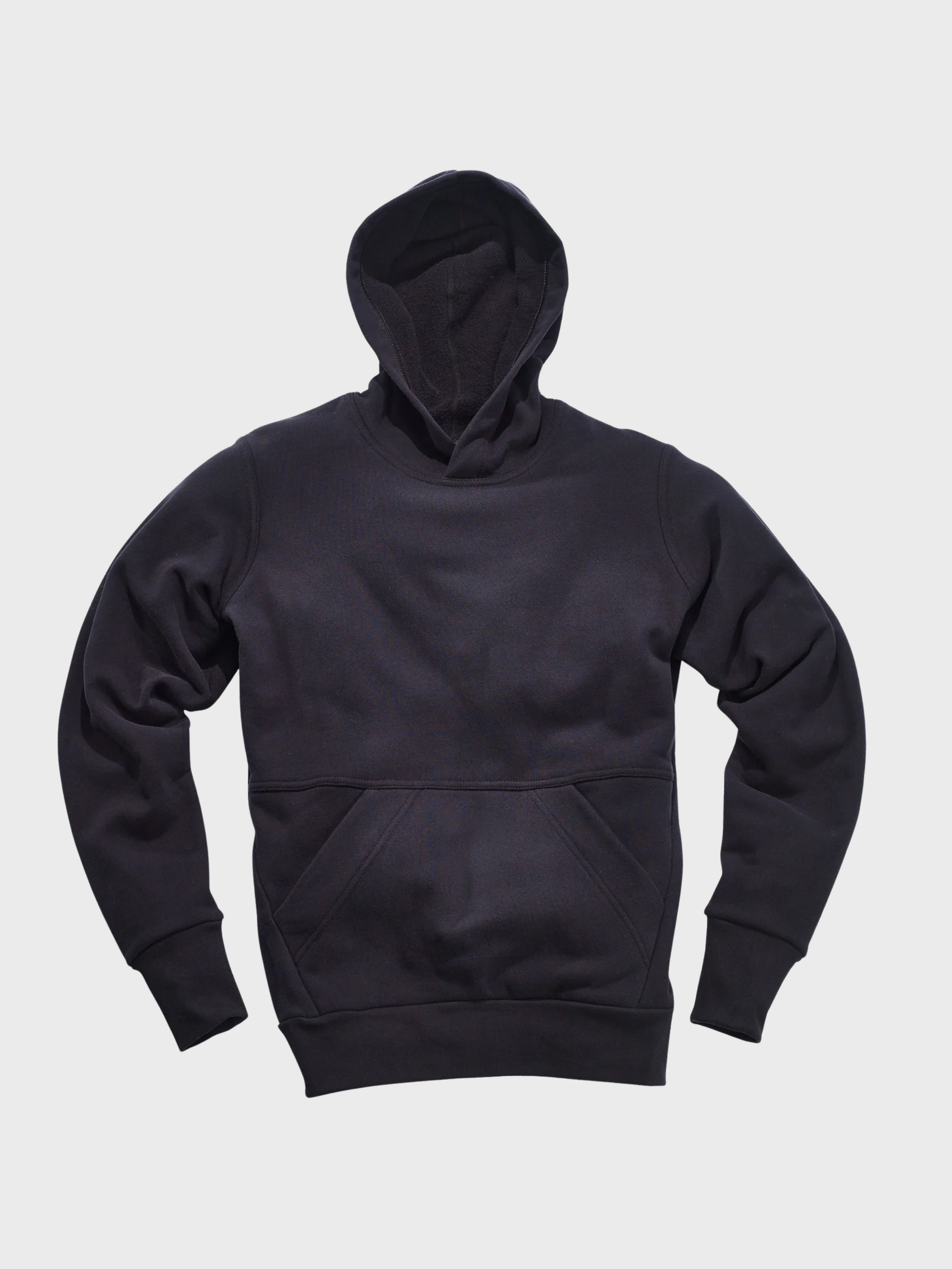 Frere Du Nord Summer Pullover Hoodie - Black-Men's Sweatshirts-Brooklyn-Vancouver-Yaletown-Canada