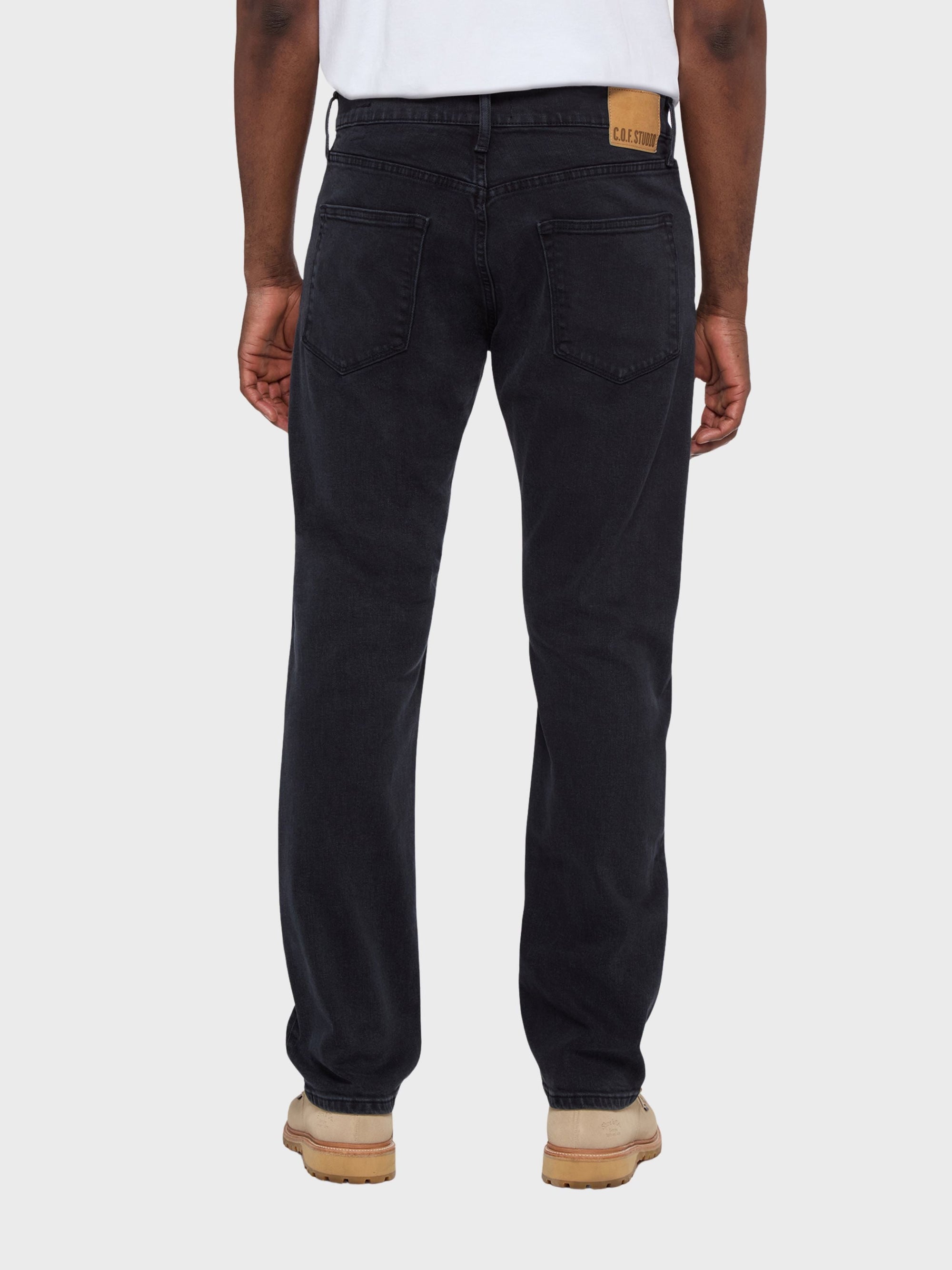 COF Studio M8 Straight Comfort Organic Jeans BLK BLK Used BLK-Men's Denim-Brooklyn-Vancouver-Yaletown-Canada