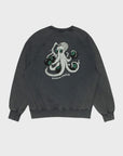 Nudie Palle Sweatshirt Knock-Topus Antracite-Men's Sweatshirts-Brooklyn-Vancouver-Yaletown-Canada