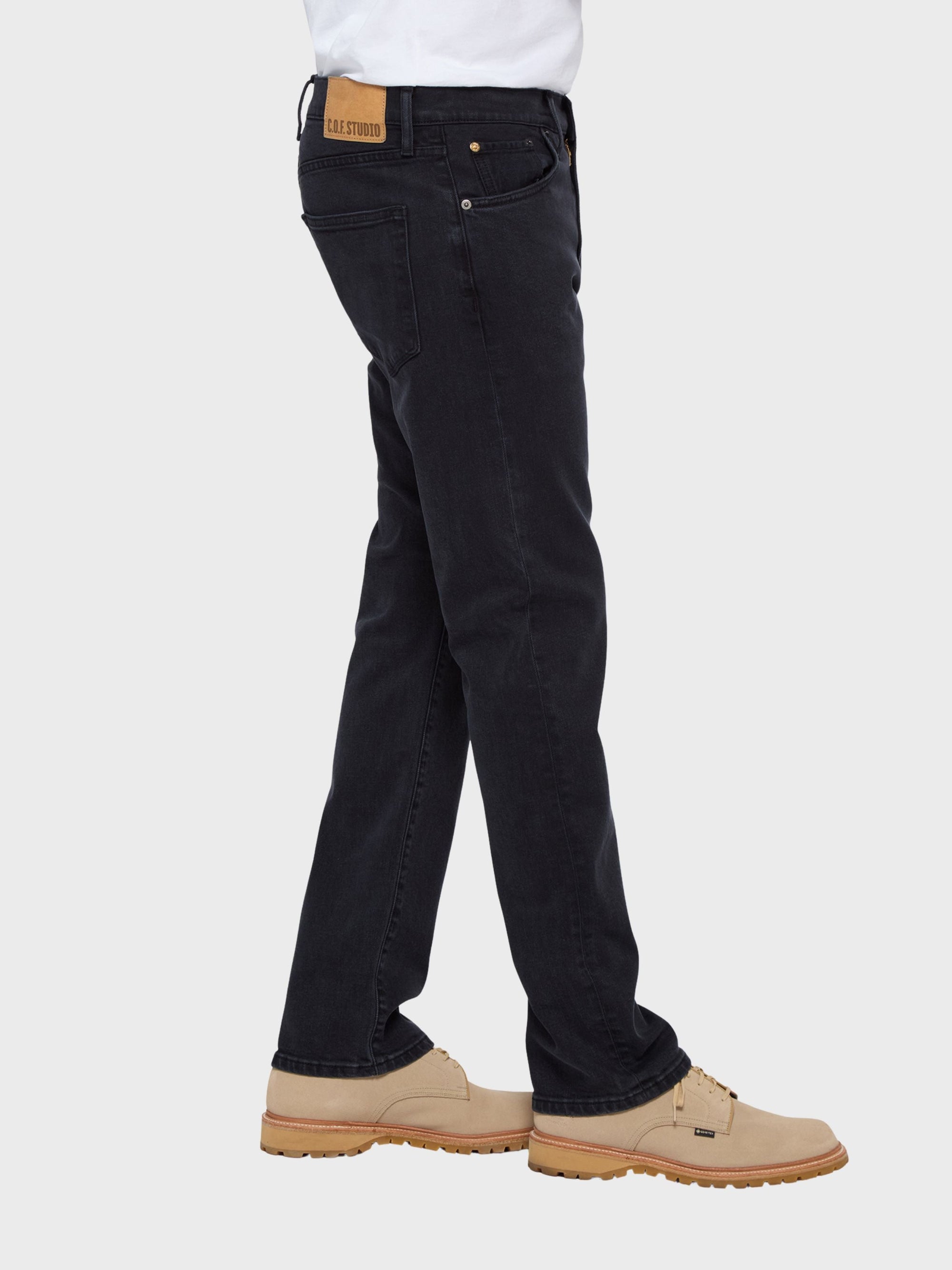 COF Studio M8 Straight Comfort Organic Jeans BLK BLK Used BLK-Men's Denim-Brooklyn-Vancouver-Yaletown-Canada