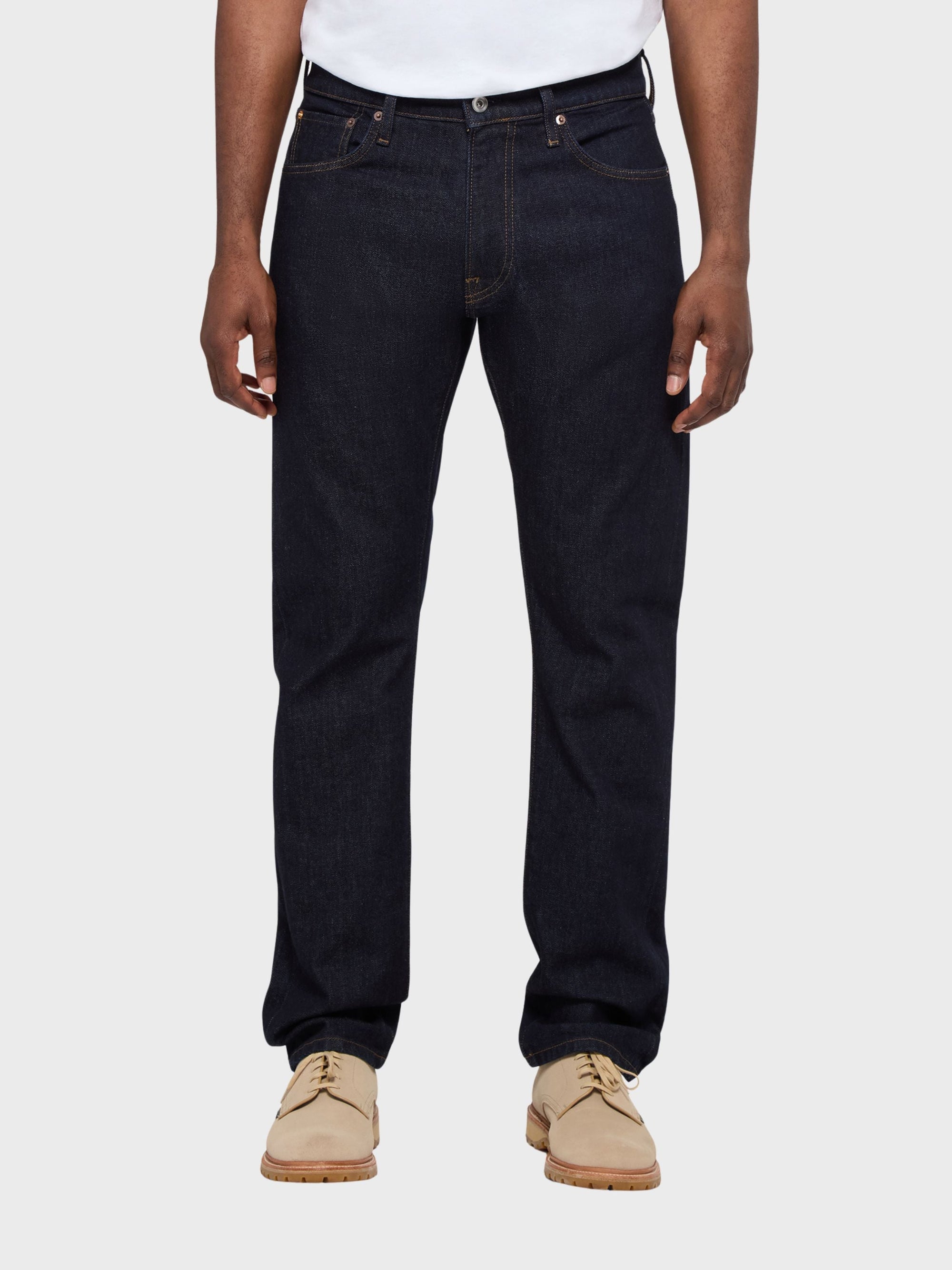 COF Studio MB Straight Comfort Organic Jeans Indigo Rinsed-Men's Denim-Brooklyn-Vancouver-Yaletown-Canada