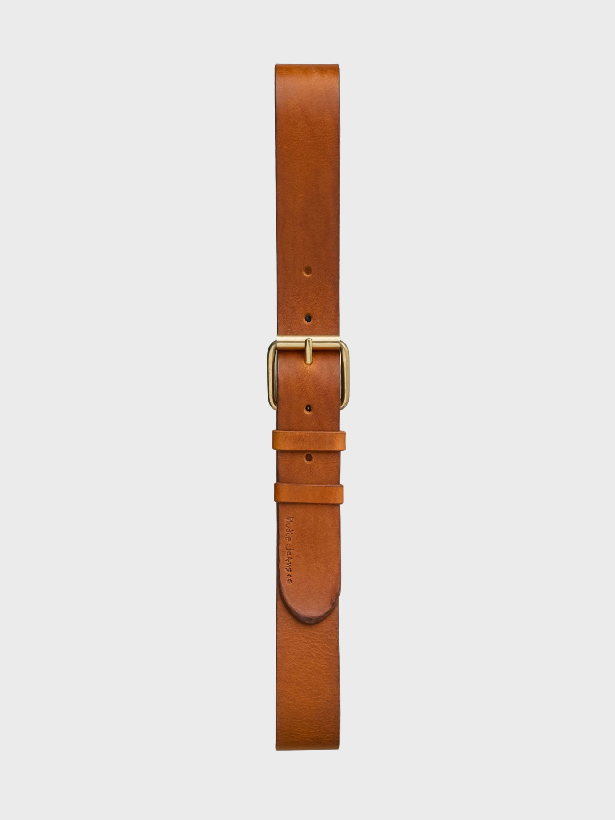 Nudie Pedersson Leather Belt Toffee Brown-Men's Accessories-Brooklyn-Vancouver-Yaletown-Canada