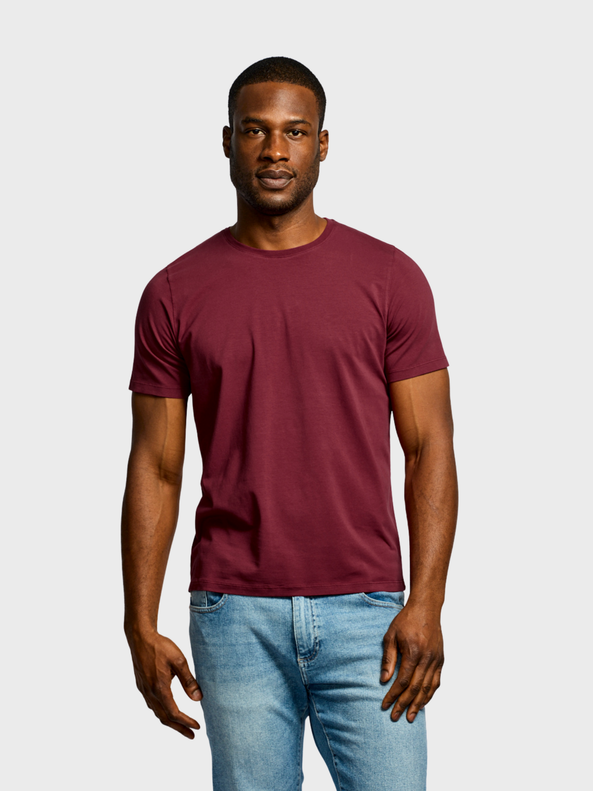 Easy Mondays Crew Neck Berry-Men's T-Shirts-Brooklyn-Vancouver-Yaletown-Canada